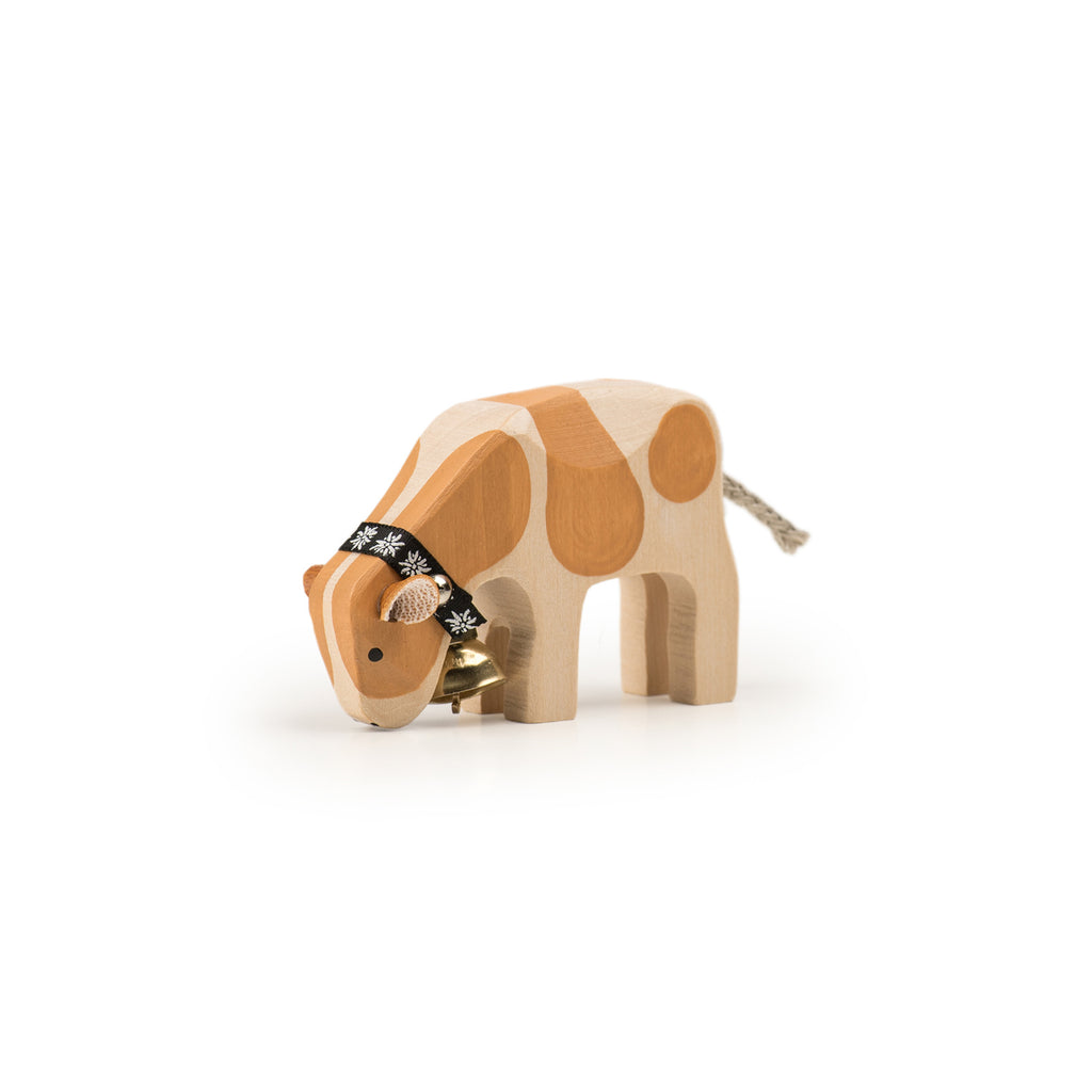 Kalb fressend Simmentaler