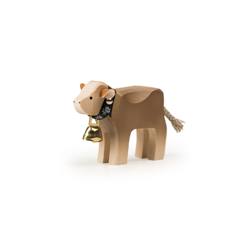 Kalb mit Glocke Braunvieh