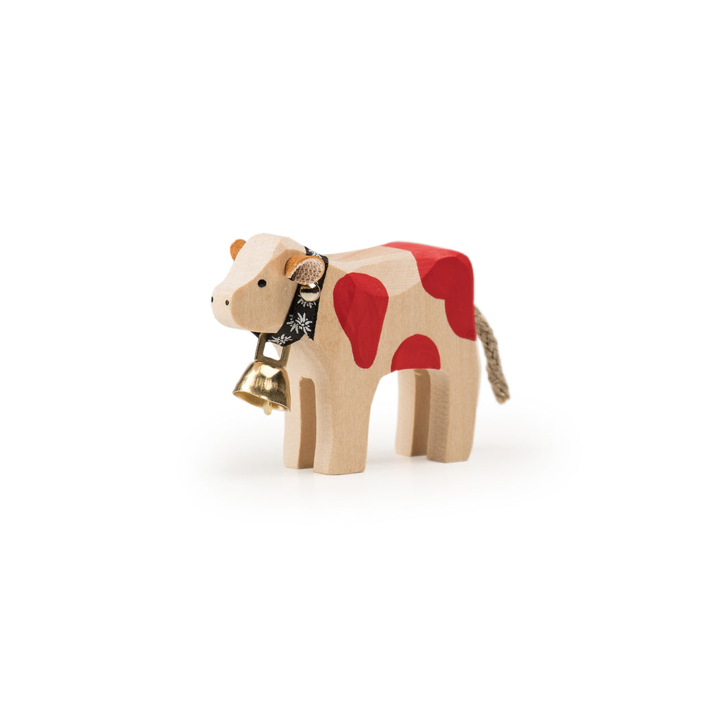 Kalb mit Glocke Rot