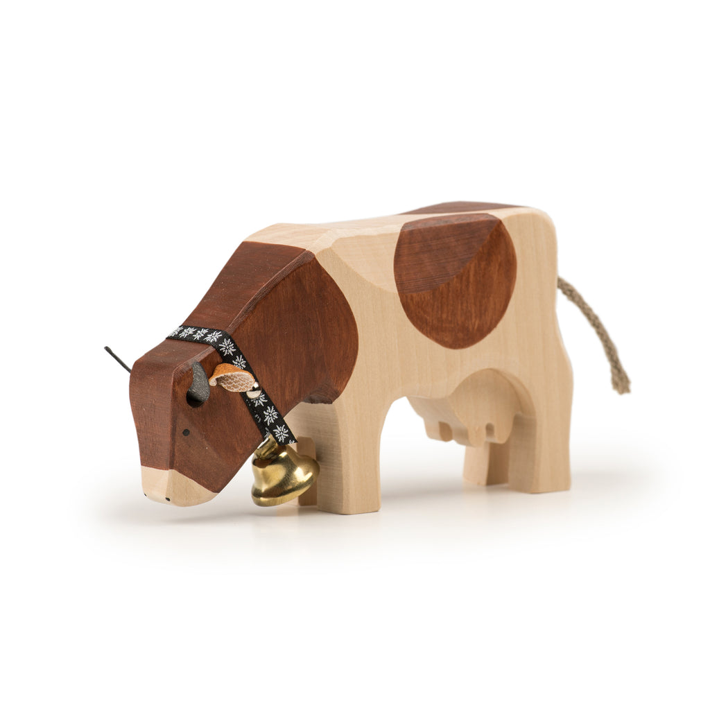 Kuh 2 fressend Red-Holstein