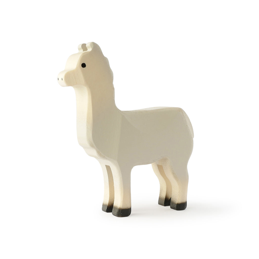 Lama gross weiss