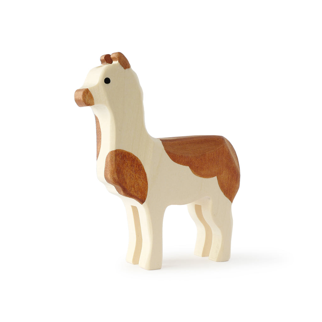 Lama gross braun