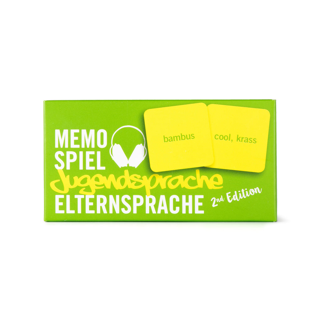 Jugendsprache, Elternsprache Memospiel