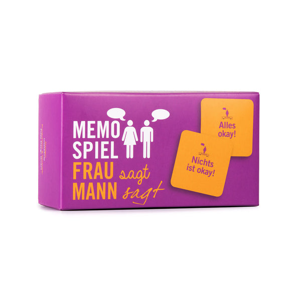 Frau sagt, Mann sagt Memospiel