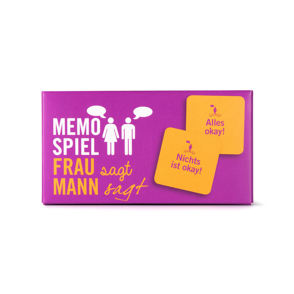 Frau sagt, Mann sagt Memospiel