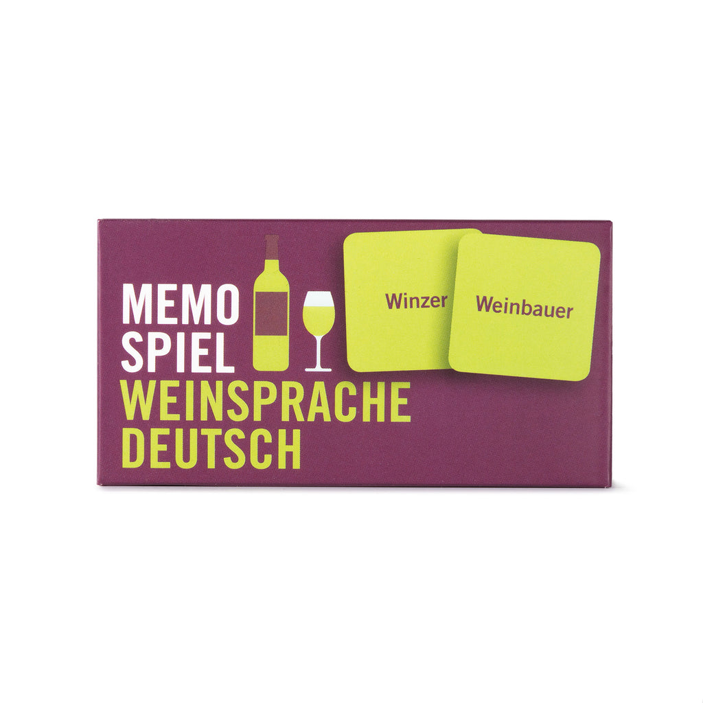Weinsprache Memospiel