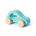 Holzauto in verschiedenen Farben