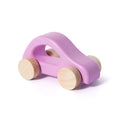 Holzauto in verschiedenen Farben