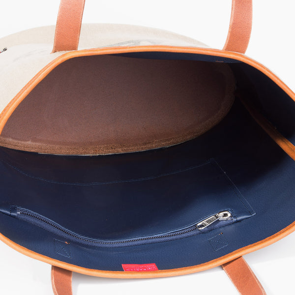 Shopper aus Original Schweizer Postsack-Stoff PL 19