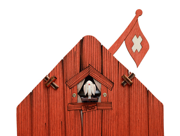 Kuckucksuhr ChooChoo Rot