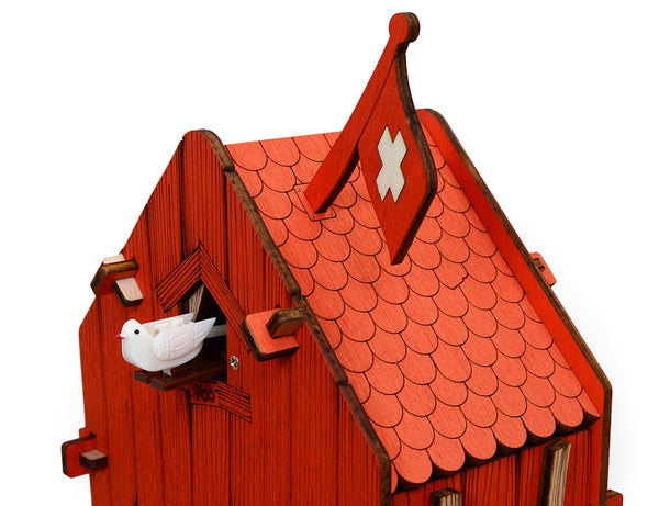 Kuckucksuhr ChooChoo Rot